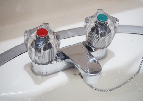 ツーハンドル混合水栓の部品交換